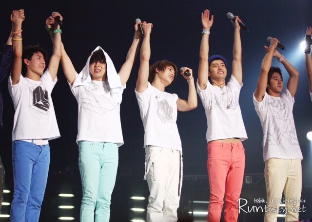 東方神起のメンバーカラー・担当について