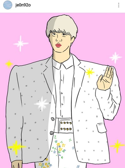 BTS(防弾少年団)のジョングクのお父さんの年齢は?昔書いた絵を発見!?