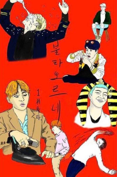 BTS(防弾少年団)のジョングクのお父さんの年齢は?昔書いた絵を発見!?