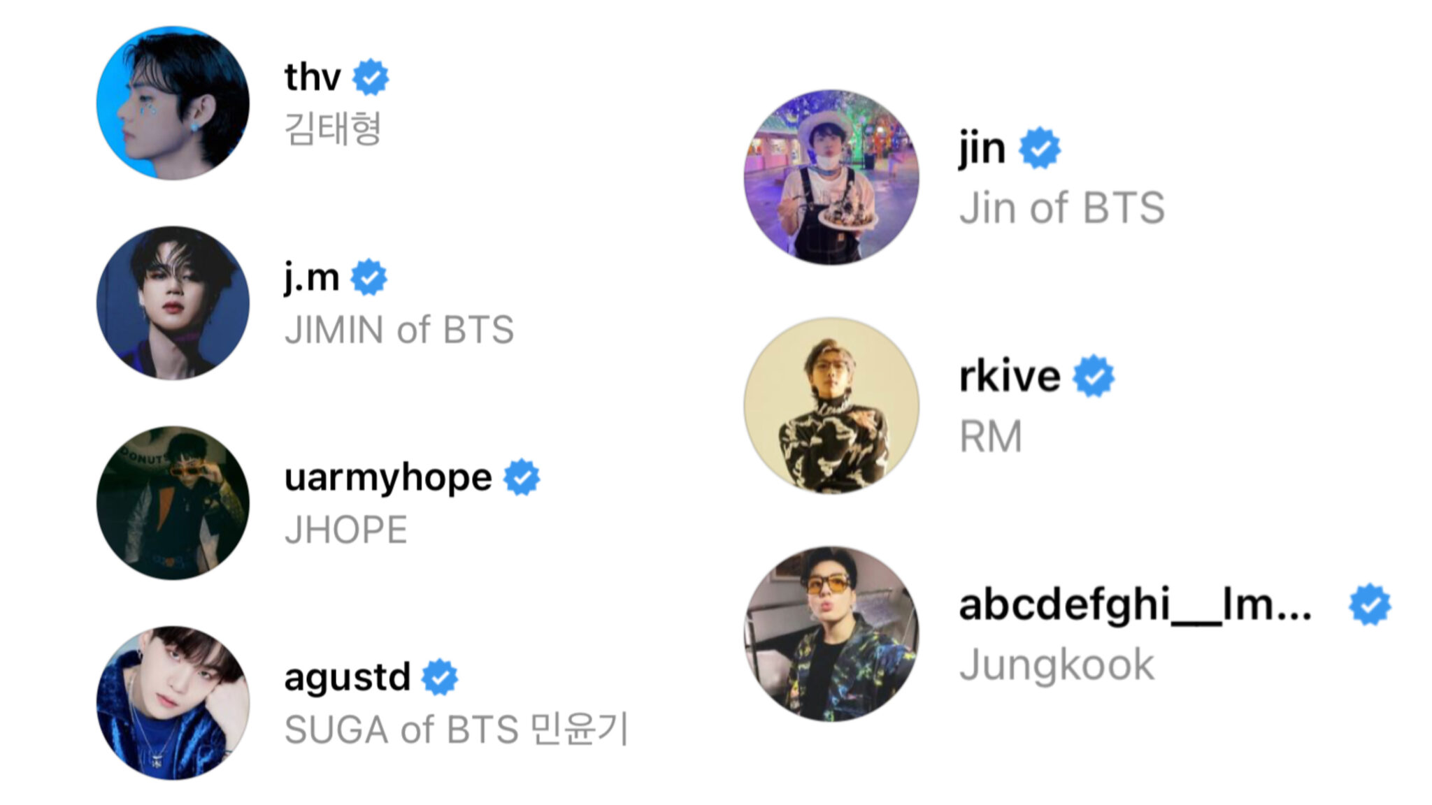 bts(防弾少年団)ジョングクのインスタの裏垢とは?個人の本物アカウントはある?