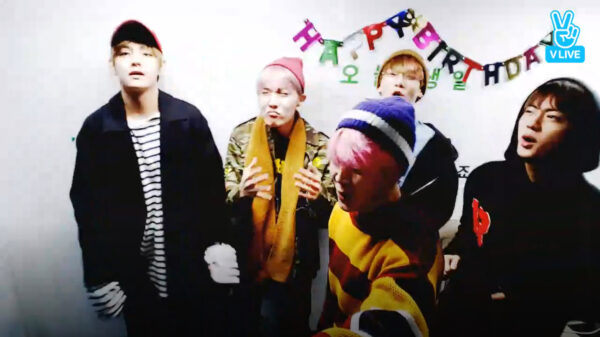 BTS J-HOPE(ホソク)誕生日にVライブ!ケーキ落とす?